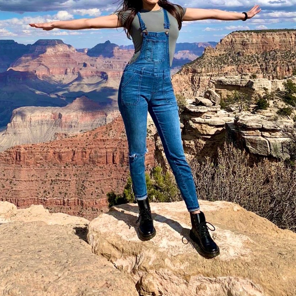 Sky and Sparrow Blue Denim Overalls